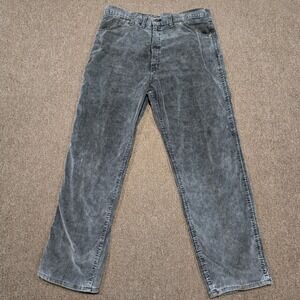 Vintage OshKosh Corduroy Pants Mens 38x32 Gray Made in USA Streetwear Skater